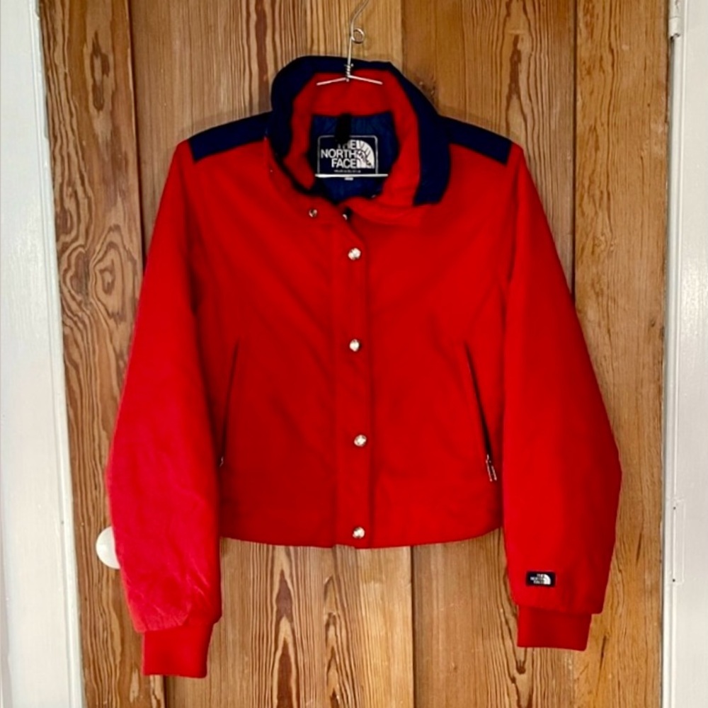 Vintage The North Face Red & Navy Insulated Jacket – Boys Size 8 💛🍄